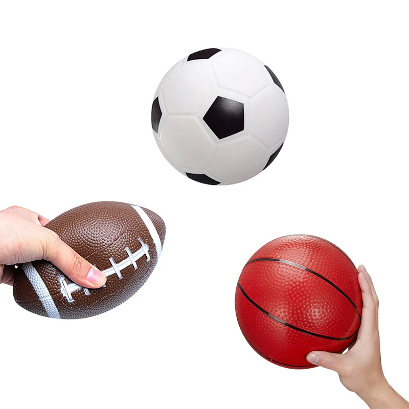 Aufblasbarer Mini-Ball, 12,5 cm, Basketball/Fußball, 17 cm, Rugby-Ball, Elastizität, Outdoor-Übungen, Sport und Unterhaltung, Requisiten, TMZ