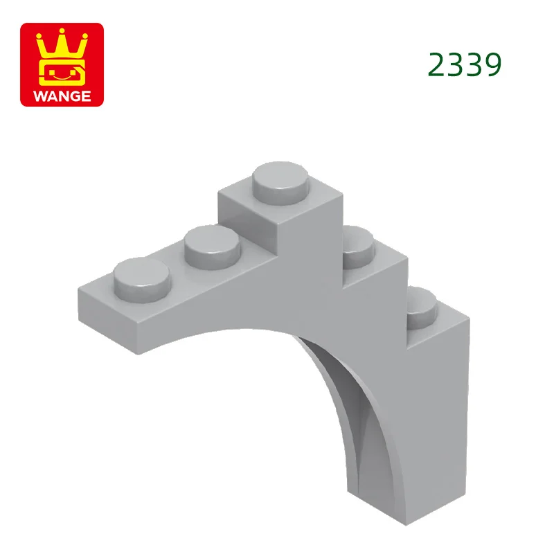 Wange 2339 100g/43 stuks Boog 1 X 5 X4-Continu Boog Bulk Kleine Bouwstenen Assemblage Compatibele DIY Speelgoed Onderdelen Cadeaubox