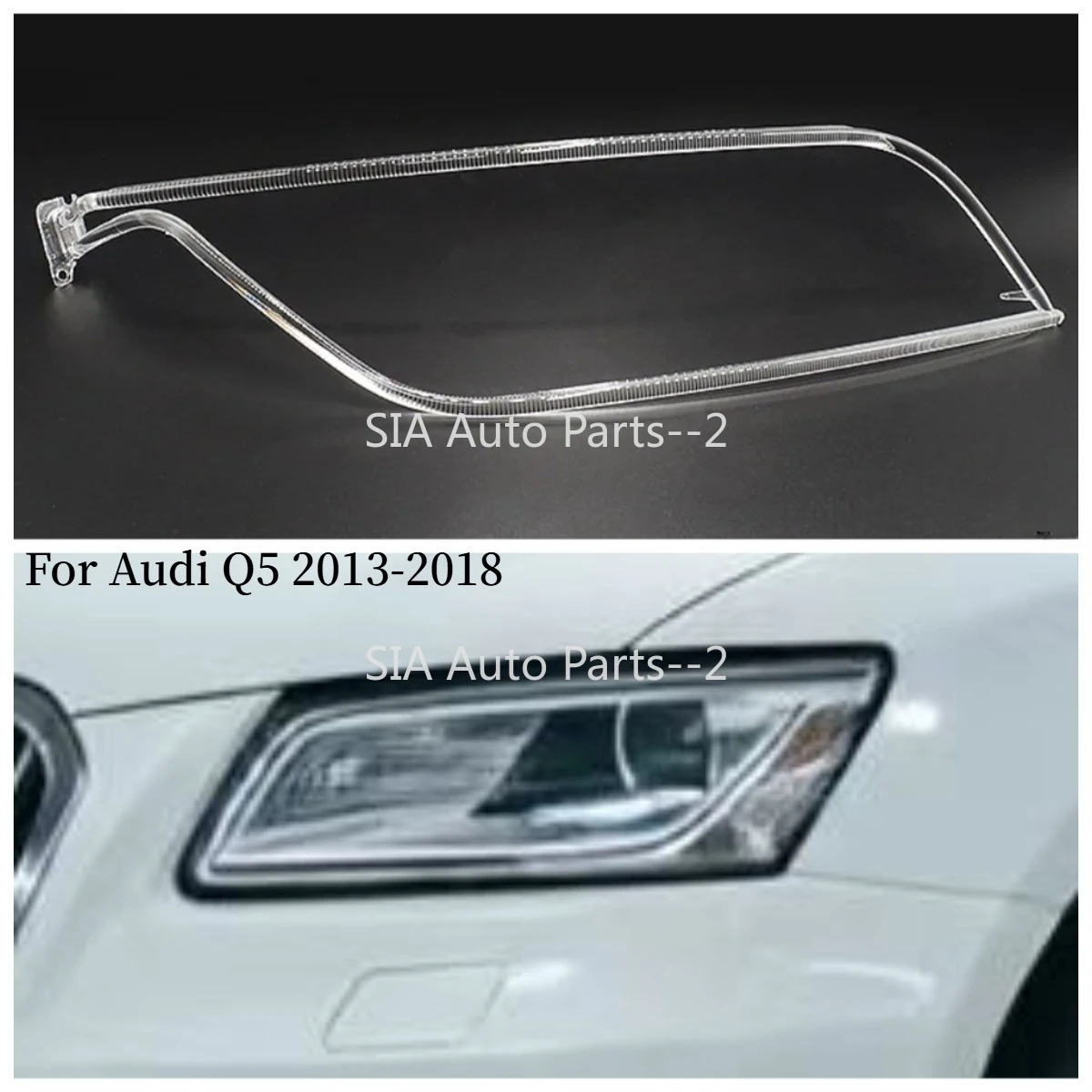 

New DRL Headlight Light Guide Strip For Audi Q5 2013 2014 2015 2016 2017 2018 Running Light Tube Bar Angel Eyes Car Accessories