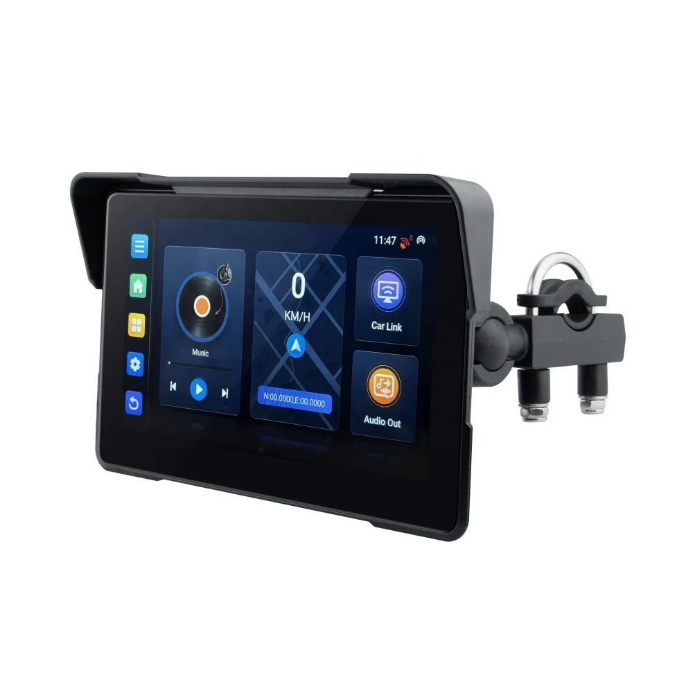 7 inch Motorcycle Portable Navigation Global Positioning System Wireless Car 13.0 2 + 32GB Motorcycle Touch Screen