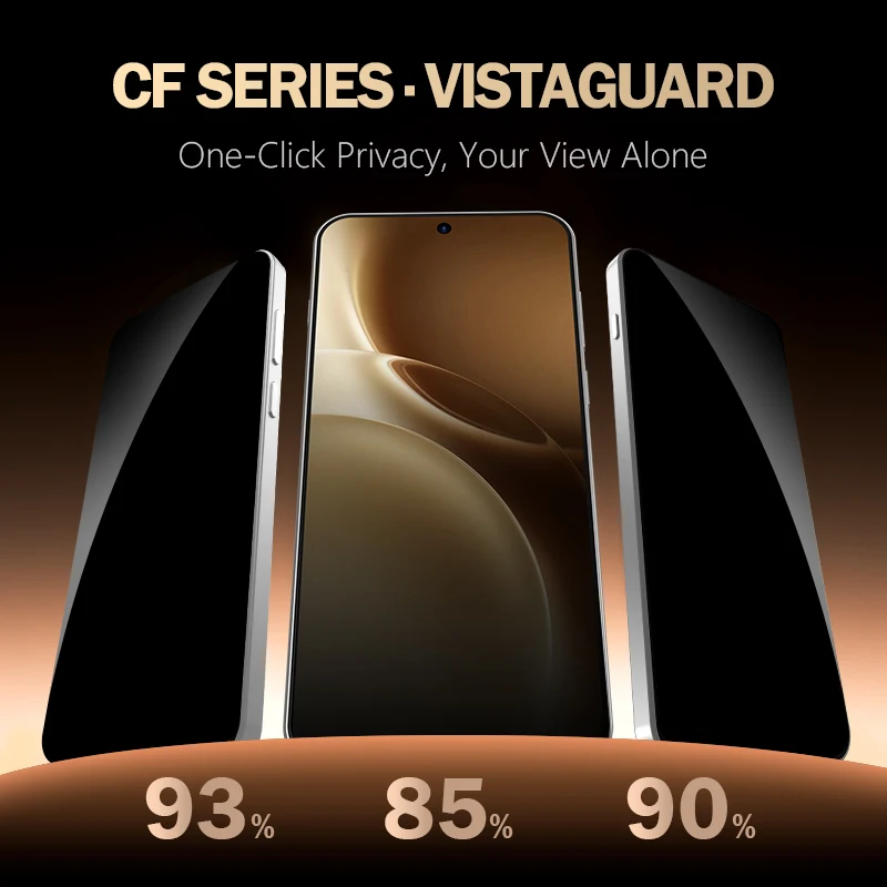 

LeReach CF For Vivo X300 Ultra X300 Pro X300S FE 2pcs Privacy Tempered Glass Auto-Align VistaGuard Screen Protector