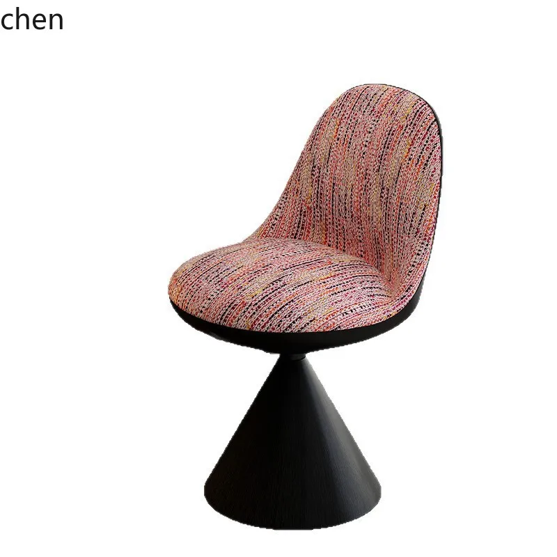 YFY  Makeup Rotating High-end Bedroom Dressing Table Chair with Soft Backrest for Girls view 4