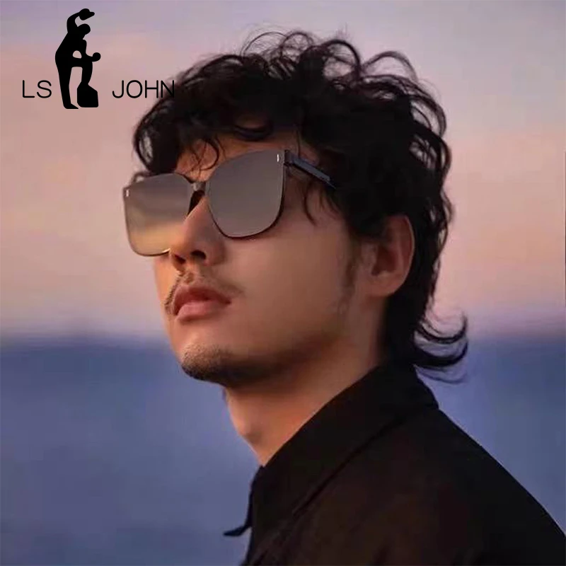 

Korean Brand Folding Polarized Sunglasses Women Luxury Quality Square Oversized Sun glasses Men Acetate Black Shades UV400