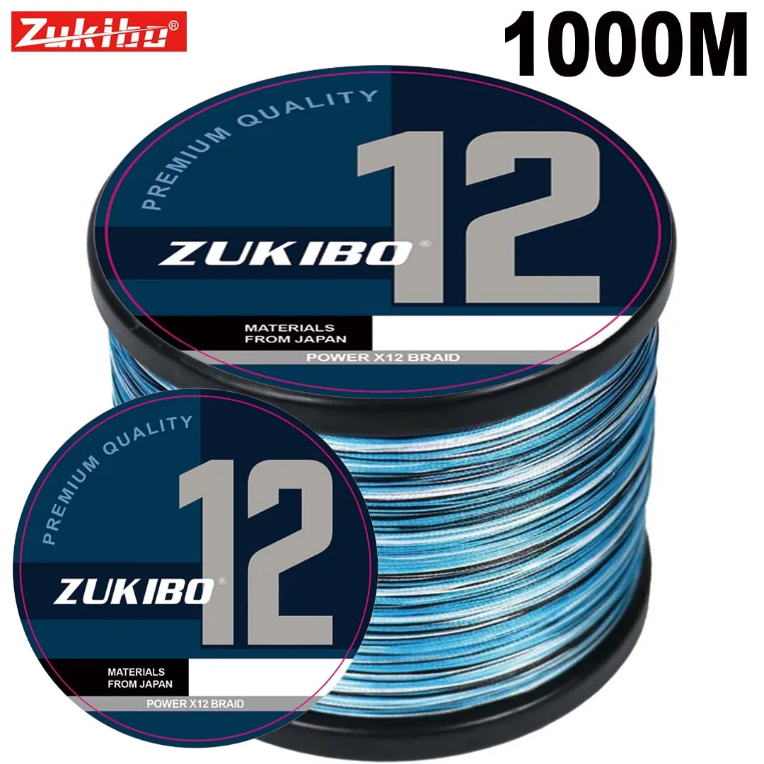 

рыбалка рыболовные товары для рыбалки леска рыболовная плетенка для рыбалки всВысокопроизводительная 12-прядная плетеная леска Zukibo 300-1000 м, 0,128-0,70 мм, устойчивая к истиранию, не растягивается, для ловли окуня