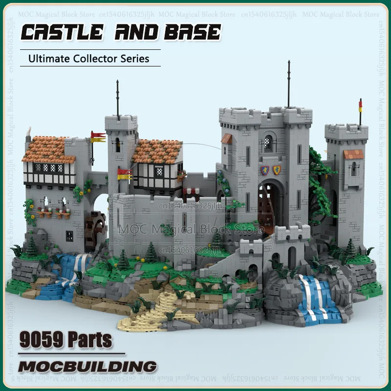 Blocos de construção do castelo MOC do filme Diorama