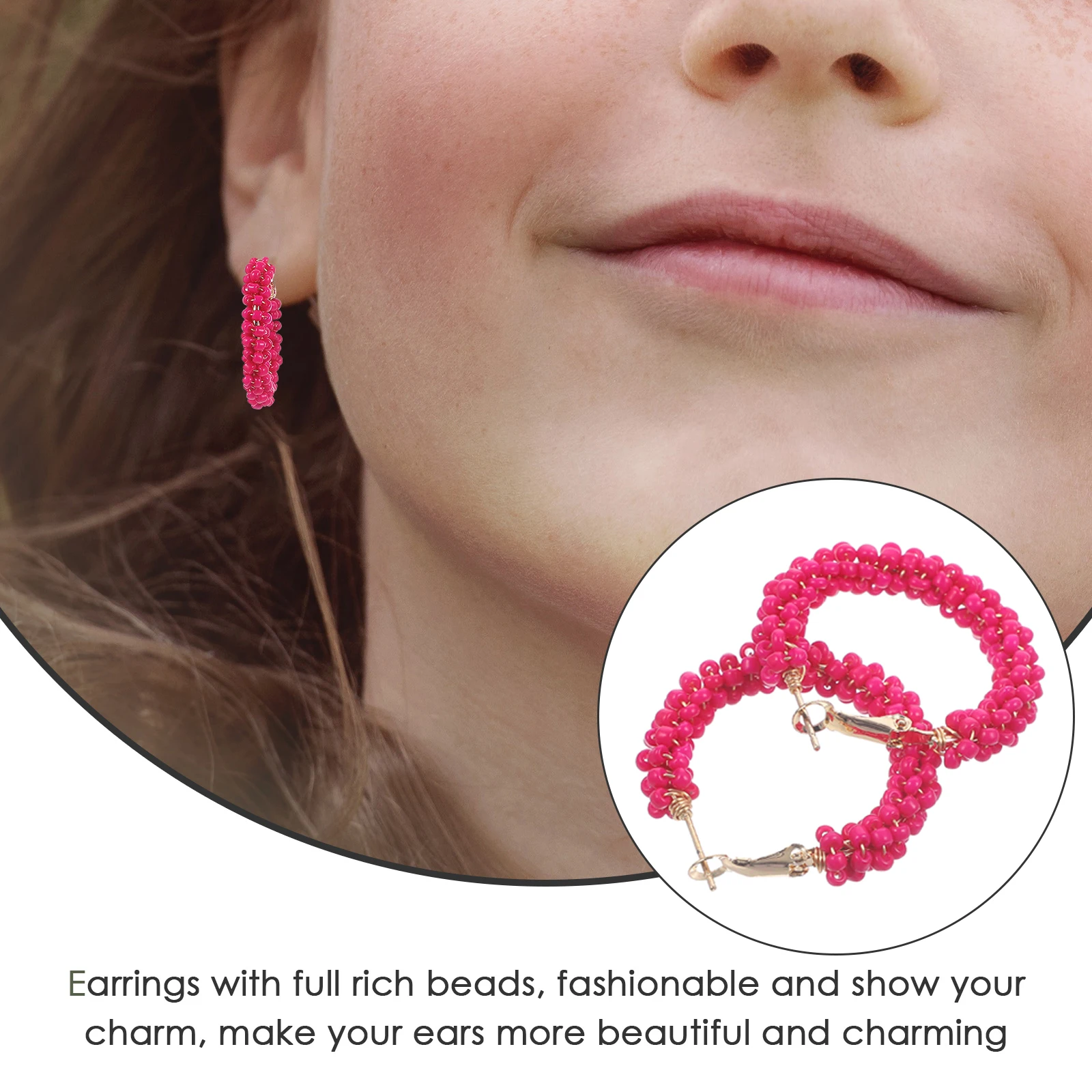 

Colorful Bead made Bohemian Jewelry for Women Casual Formal Gifts Mom Wife Friend Valentine Graduation Birthday