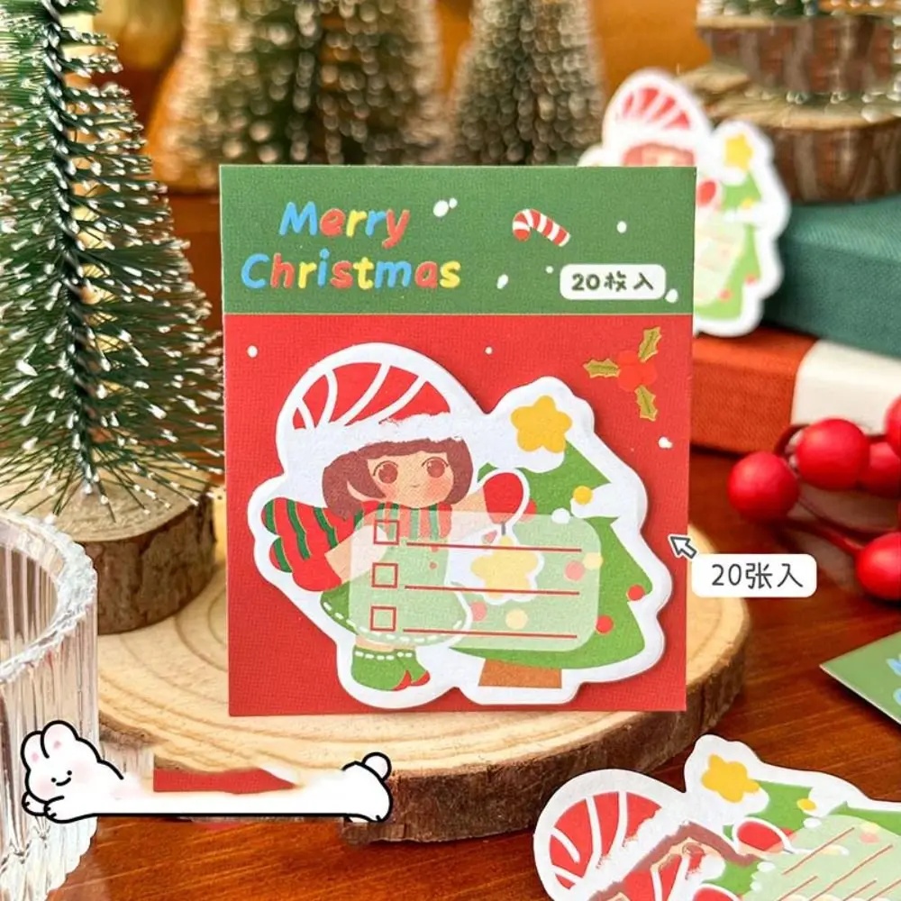 

Christmas Christmas Sticky Notes Santa Claus N Times Christmas Memo Pad Mini Sticker Portable Notepad Leave Messages