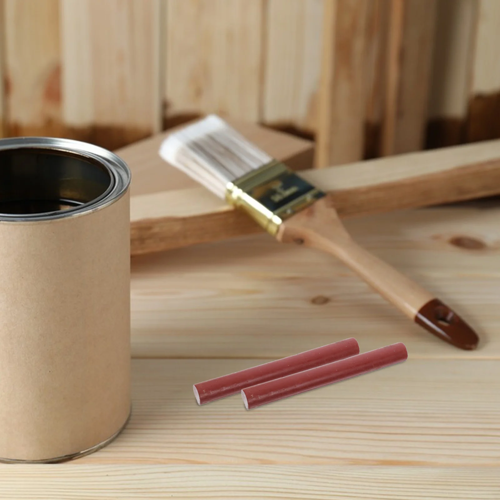

2Pcs Wood Wax Filler Sticks Repair Crayons for Furniture Floors Doors Cabinets Scratches Cracks Fix Marker Scratches Crayons