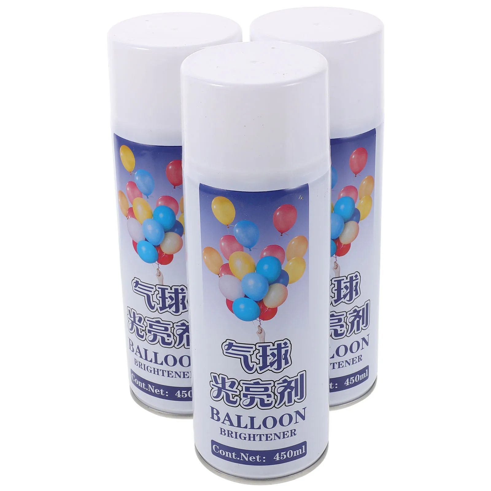 

3pcs Shine Spray 450Ml High Gloss Latex Balloon Shiner Quick Drying Anti-Oxidation Formula For Party Decorations Wedding