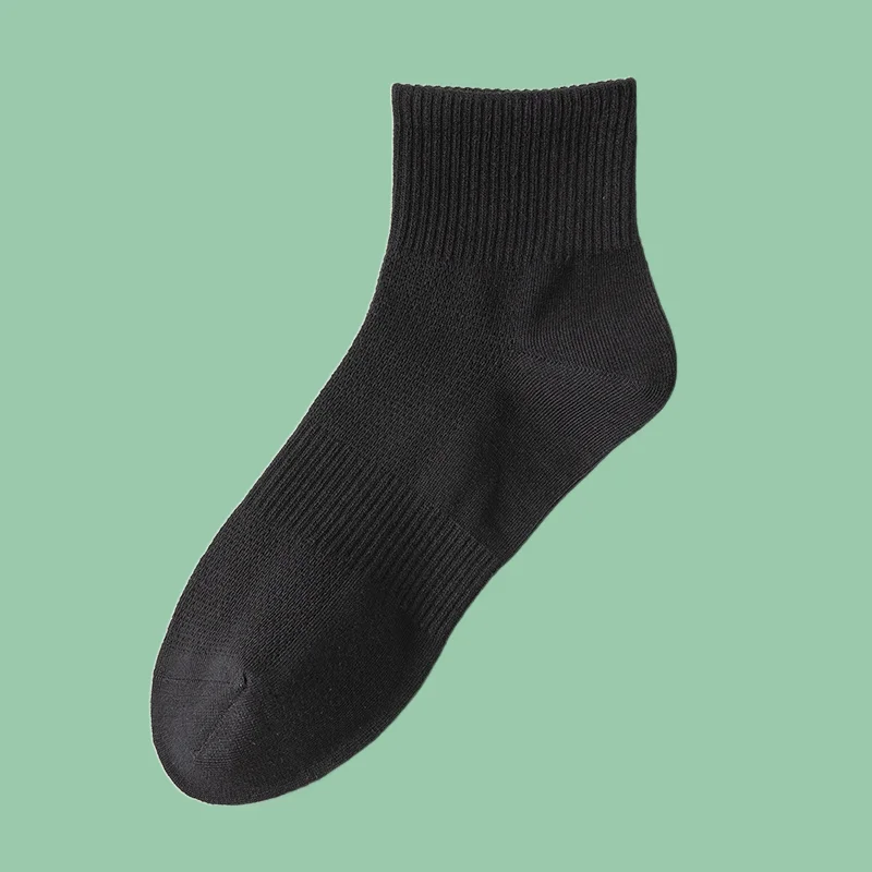 Calcetines cortos de algodón puro para hombre, medias náuticas informales finas, antiolor y absorbentes del sudor, 5/10 pares, novedad de 2024