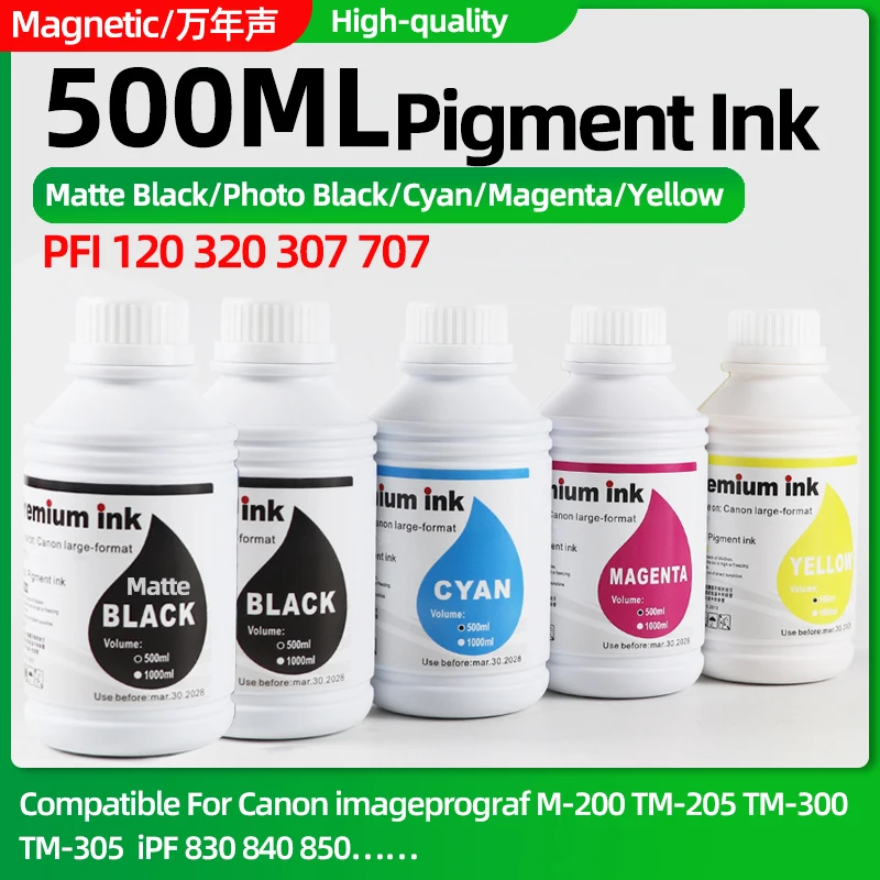 encre-pigmentee-500ml-compatible-avec-canon-pfi-120-320-307-707-tm-200-tm200-tm-205-tm-300-tm-305-tm300-ipf-830-840-850-pour-imprimante