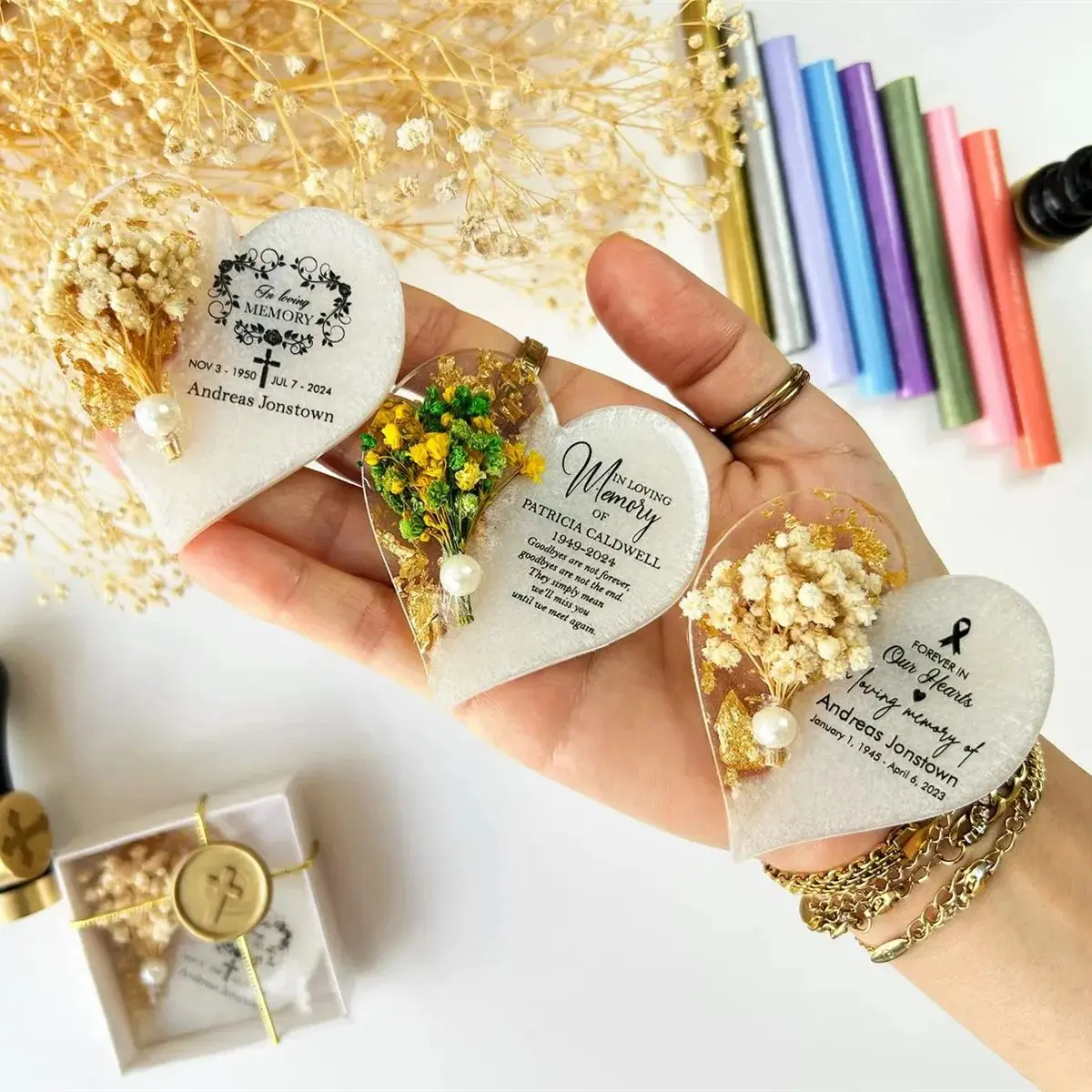 

Funeral favors for guests, Memorial keepsake, celebration of life gift, in loving memory of, memorial service favors, loss of mo