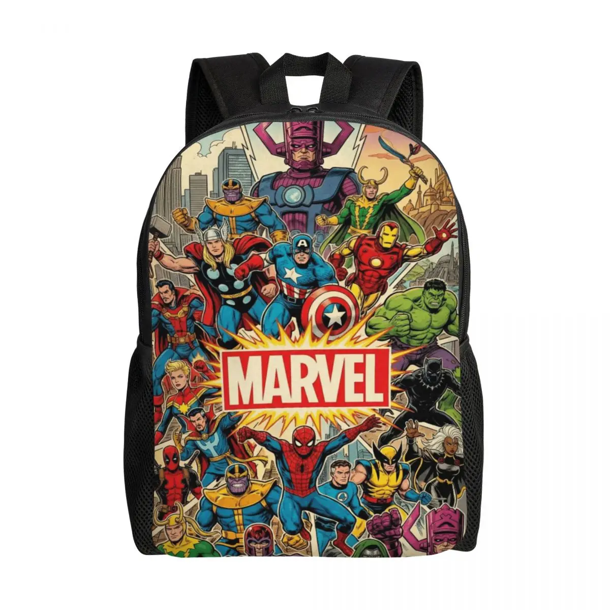 

Marvel Spider-Man Backpack, Women's Oxford Cloth Backpack, Men's School Bag, Travel Backpack, Laptop Backpack