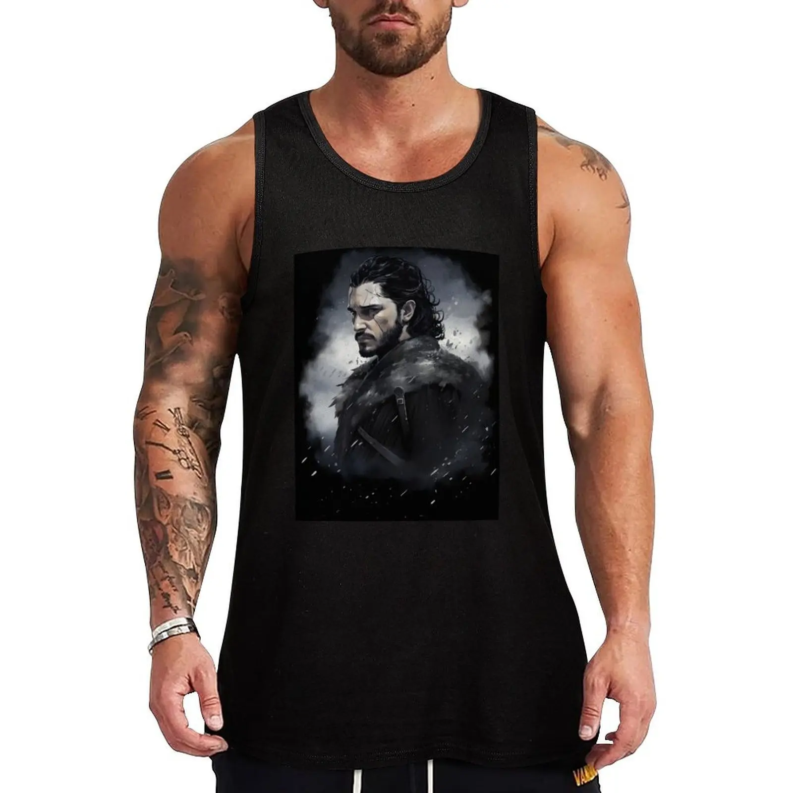 

Jon Snow Tank Top bodybuilding for men fitness sleeveless shirts Vest male