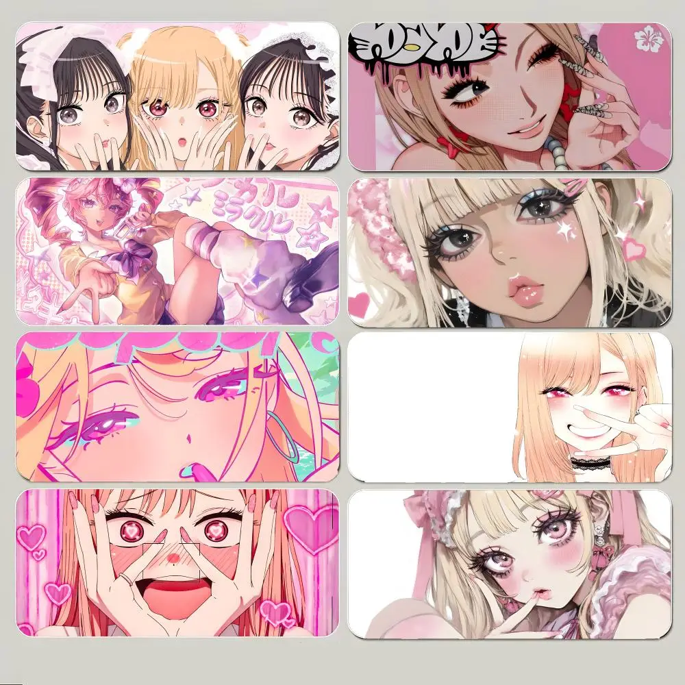 Trendiges Gyaru-s Mauspad, großes Gaming-Mauspad mit dickem, genähtem Rand, rutschfeste Schreibtischunterlage