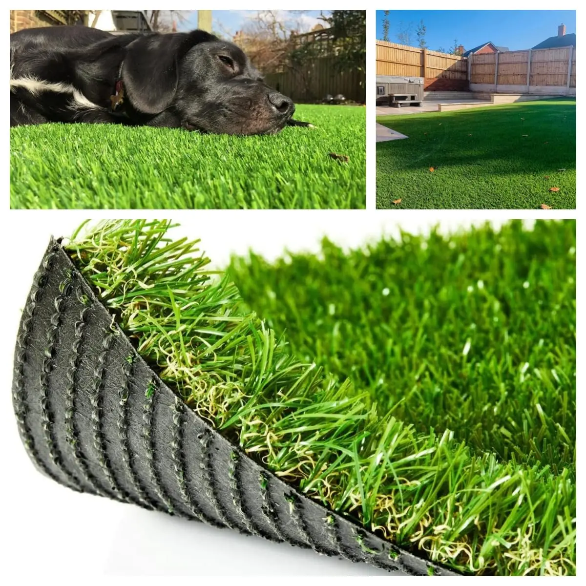 Realistic Artificial Grass Rug - Indoor Outdoor Garden Lawn Landscape Synthetic Turf Mat - Thick Fake Grass Rug -13FT X 40FT