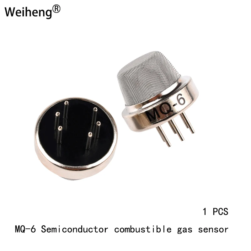 1PCS Combustible Gas Sensor MQ-6 Propane Butane Liquefied Petroleum Sensing Element