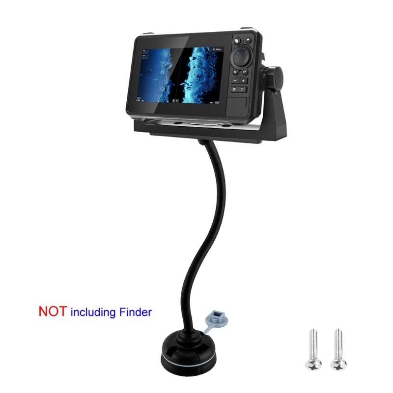 360 Degree Swivel Universal Marine Kayak Electronic Fish Finder Mount Fishfinder GPS Plate Rotating Boat Support Replace F19E