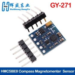 HMC5883 GY-271 3V-5V Triple Axis Tri-axis 3 Axis Compass Magnetometer Sensor Module Board HMC5883L For Arduino Imported chips