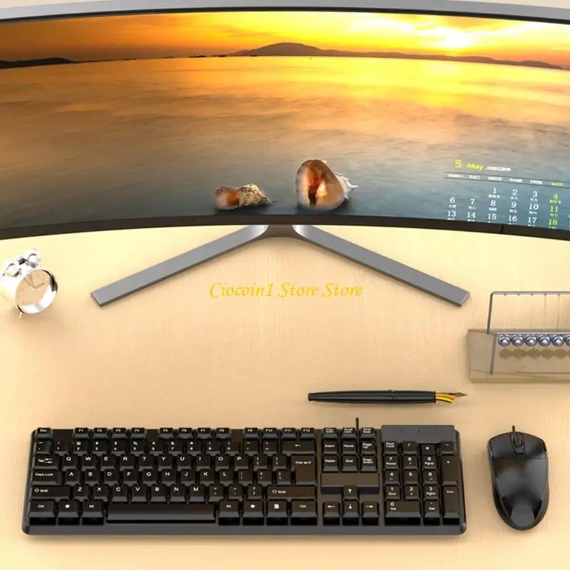 A3PC Mechanical Gaming Keyboard and Mouse USB Corded Computer Keyboard Mouse Combo