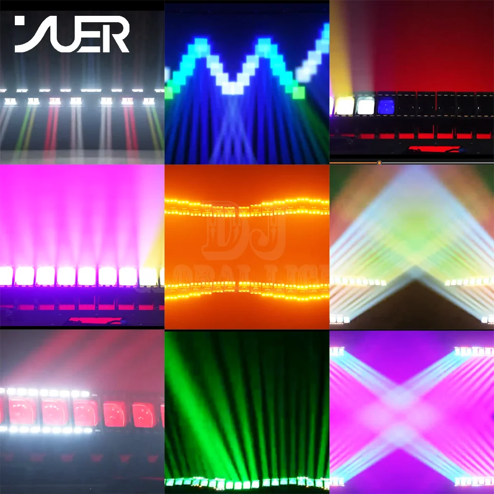 

12X60W LED RGBW with ring Individual control Swing Beam Wash effect Bar light DMX512 control for DJ Disco Club Bar Party KTV