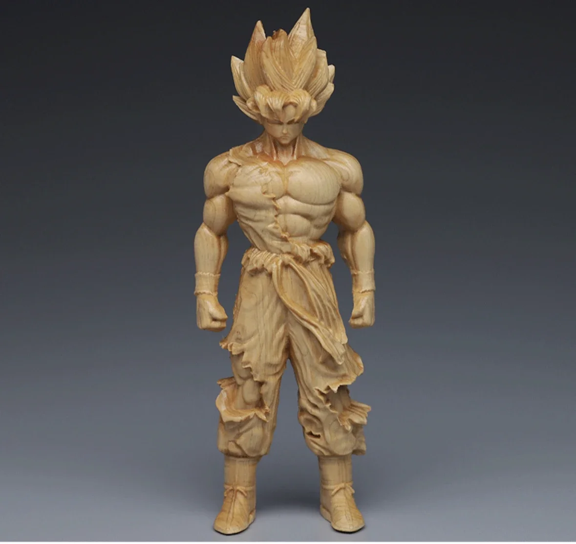 

Wooden Anime Dragon Ball Son Goku Action Figure Toys High Quality Crafts Model Statue Doll Collectible Ornaments Gifts