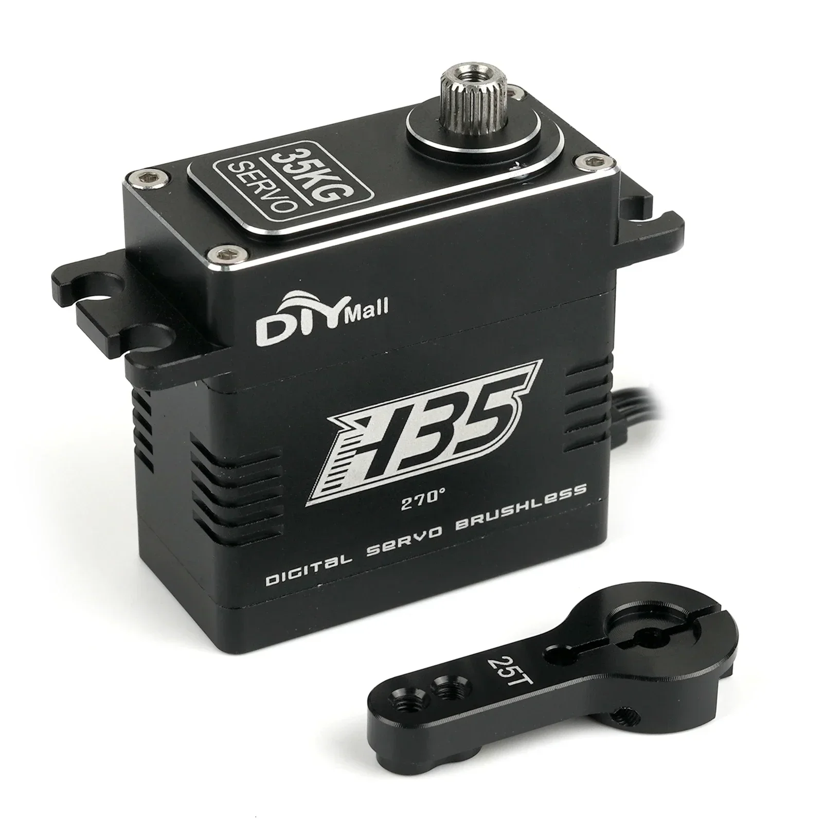 Servos digitales de Metal de 35kg, Motor sin escobillas resistente al agua de alto Torque, engranaje de Metal, Servo RC para coches RC 1/10 1/8, barco sobre orugas, avión