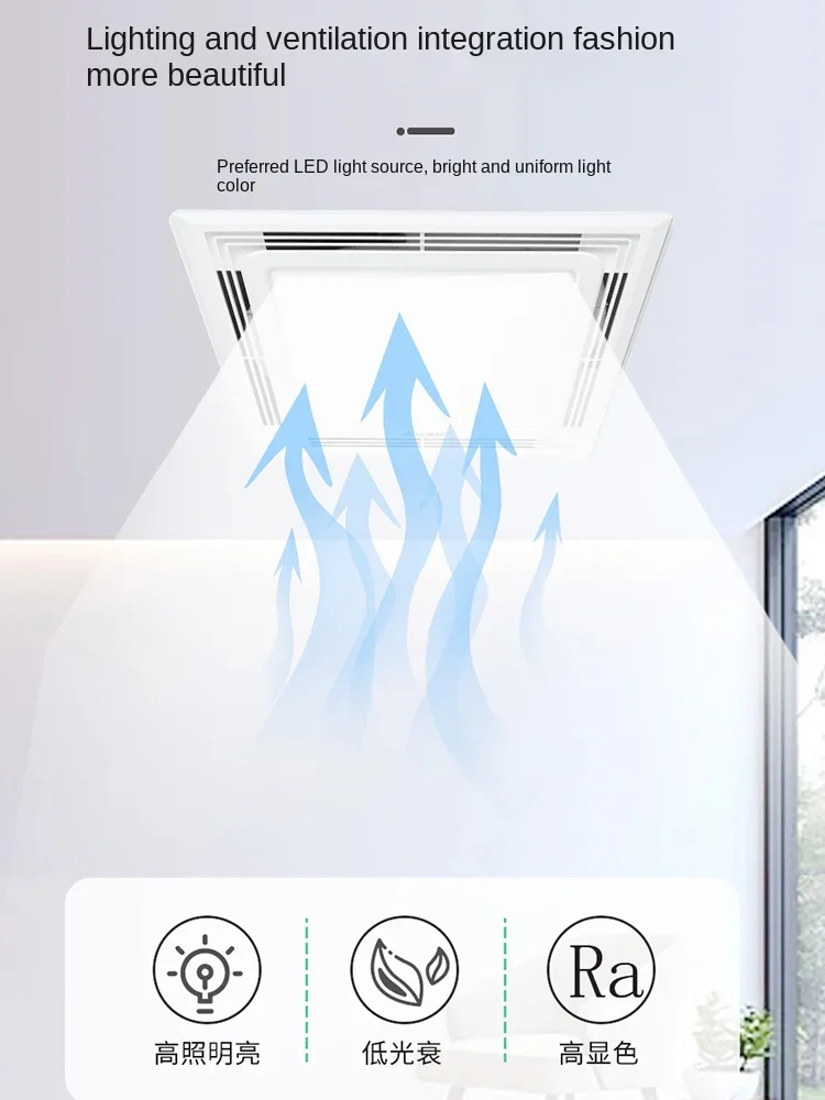 

Aimeite ventilator with lamp integrated kitchen and bathroom lighting integrated ceiling exhaust fan