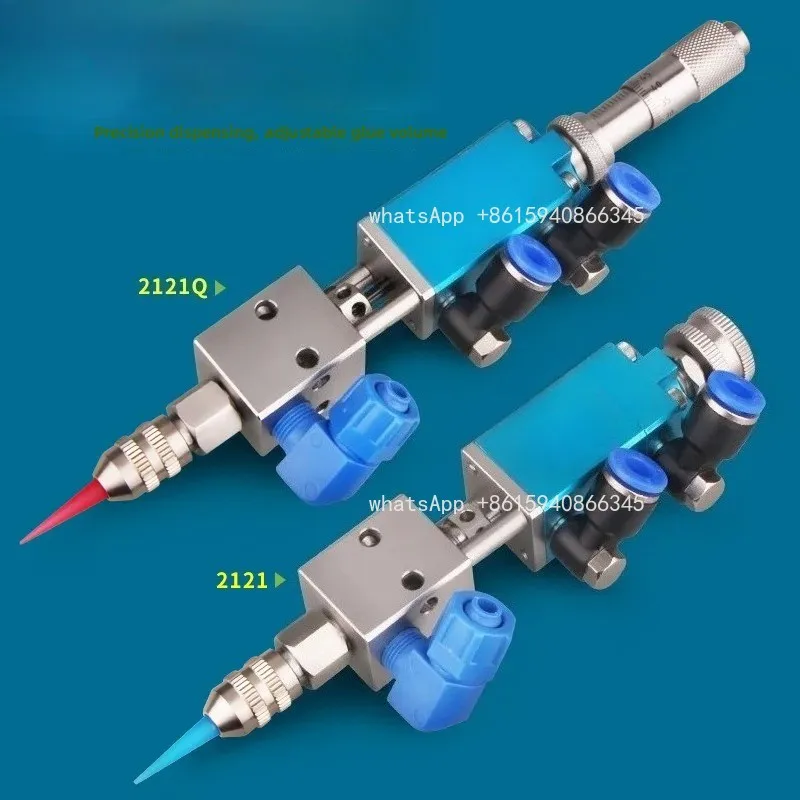MY2121 Top Needle Precision Glue Valve Micrometer top needle dispensing valve, precision single liquid valve