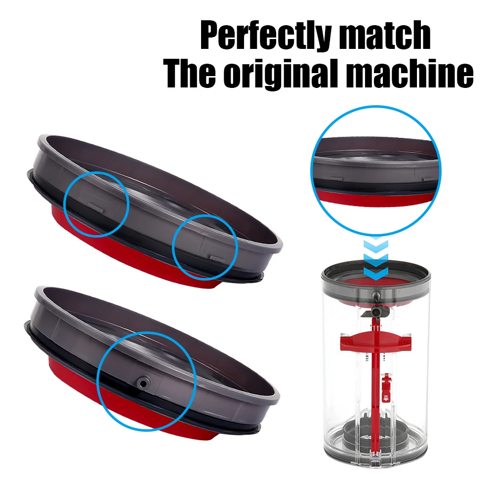 حاوية الغبار العلوي حلقة لإحكام الإغلاق الثابتة قطع الغيار لملحقات المكنسة الكهربائية دايسون V11 V15 SV14 SV15 SV22