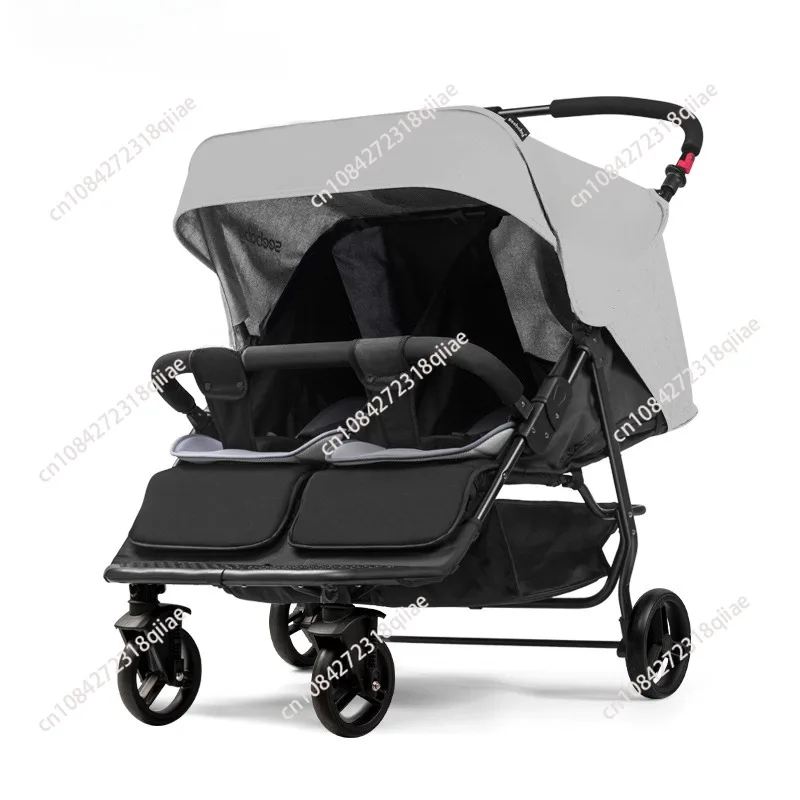 Bundle, Duallie Double Jogging Stroller, Graphite Black BOB Gear Snack Tray, Black BOB Handlebar Console