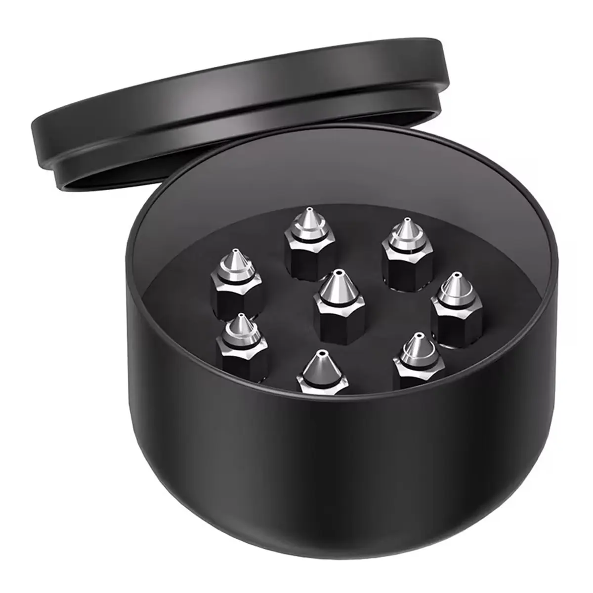 A85P Upgrade for Creality Ender 5 Max Nozzles, 8pcs 3D Printer High End Copper Alloy Nozzle 500℃ High Temperature Coppe