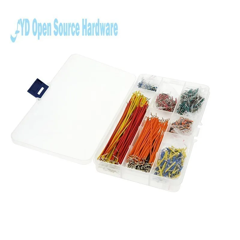 65/140/560/840Pcs/Box Solderless Breadboard Jumper Wires U Shape Breadboard Jumper Cable Wire Kit for DIY Breadboard