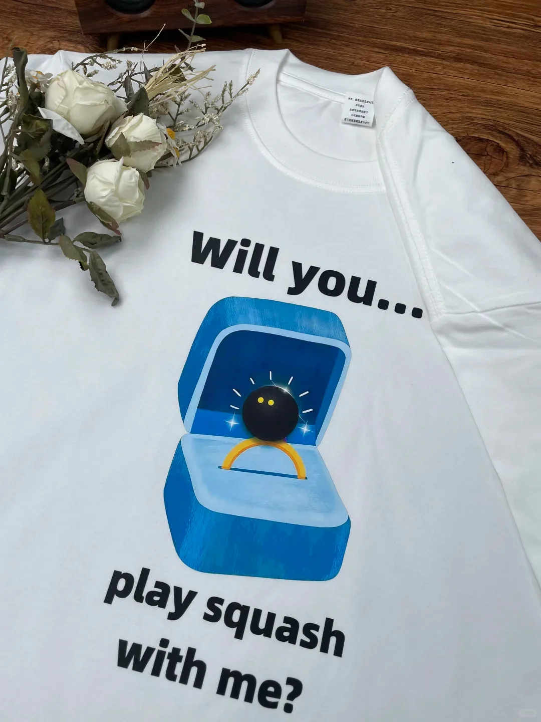 Creative Fun Breathable Pure Cotton Short Sleeve T-Shirt Wall Game Invitation Design Unisex Couple Commuting Summer Fashion