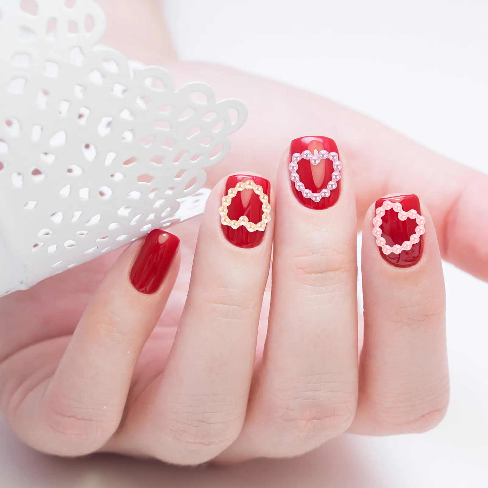 

Nail Charms Premium Lightweight Safe DIY Manicure Decorations for Natural Artificial Nails Cell Phone Craft