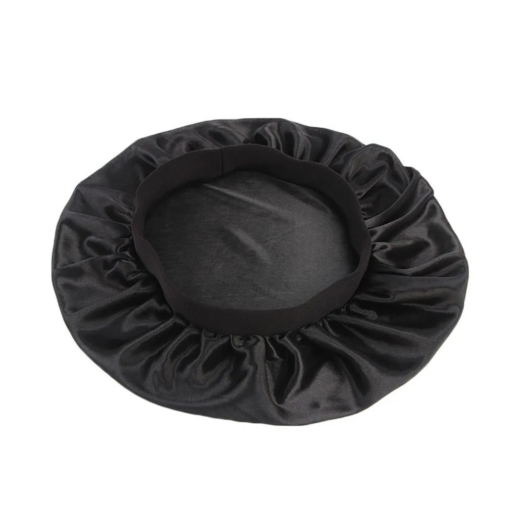 

4pcs Silk Sleeping Cap Hairband Chemo Caps Women Durable Elastic Control Oil Portable Size Easy Wear Bath Cap Home Use