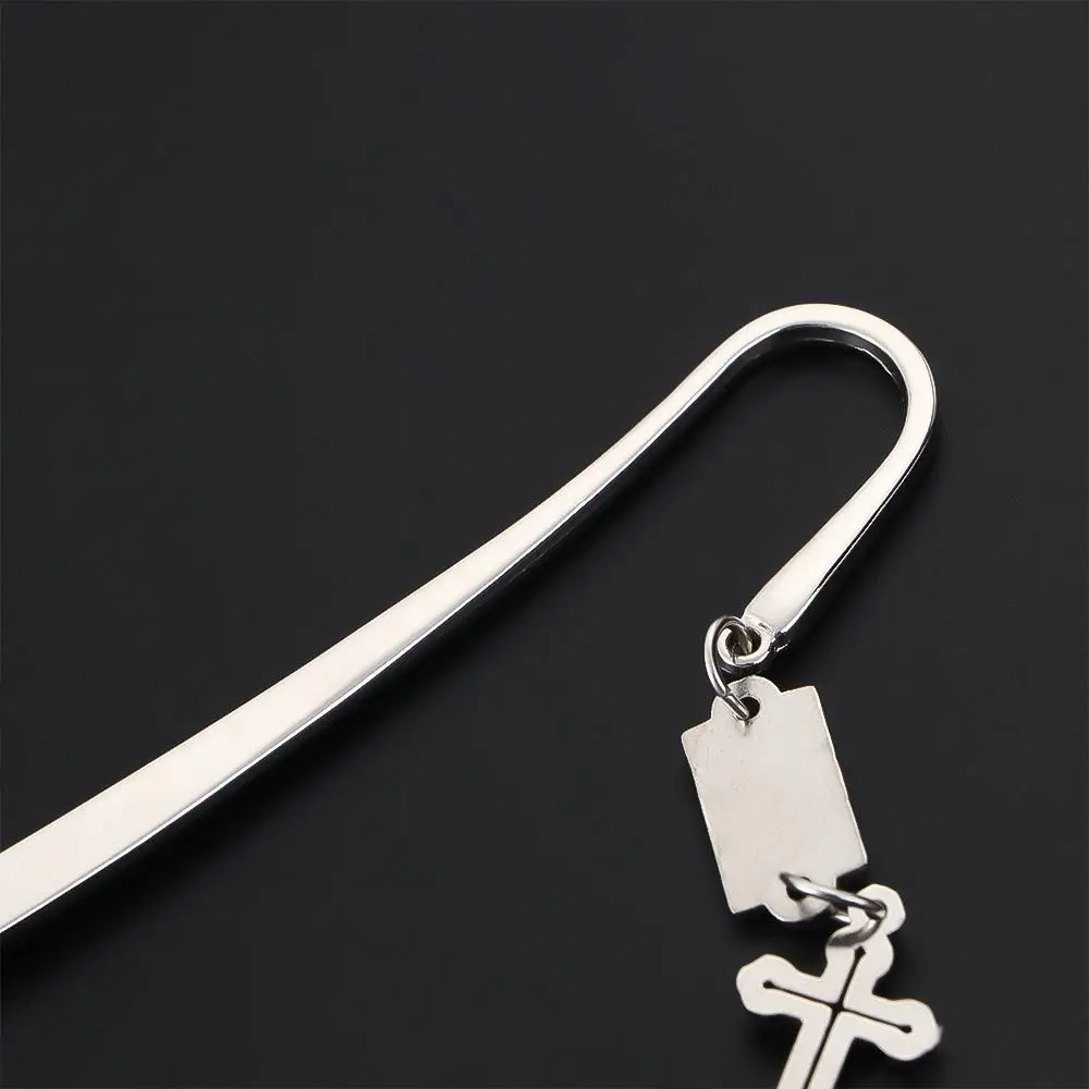 Marking Christian Accessories Open Letter Stick Tool Cross Bookmarks Letter Opener Metal Bookmarks Cross Pendant Bookmarks