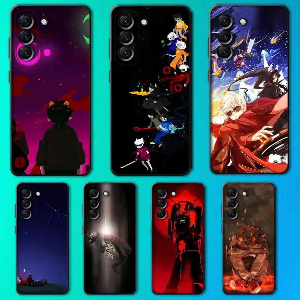 

H-Homestuck T-Trolls Phone Case For Samsung Galaxy A13,A21s,A22,A31,A32,A52,A53,A71,A80,Soft Black Shell