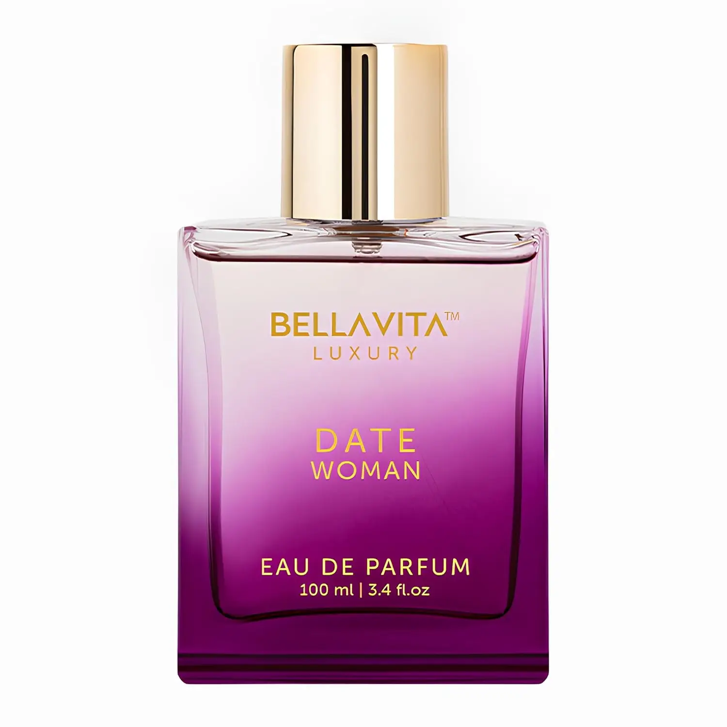 

Bellavita Luxury DATE Eau de Parfum | 100 ml (3.4 fl.oz.) | Perfume for Women | Floral, Pink Pepper, Jasmine, and Moss Notes | L