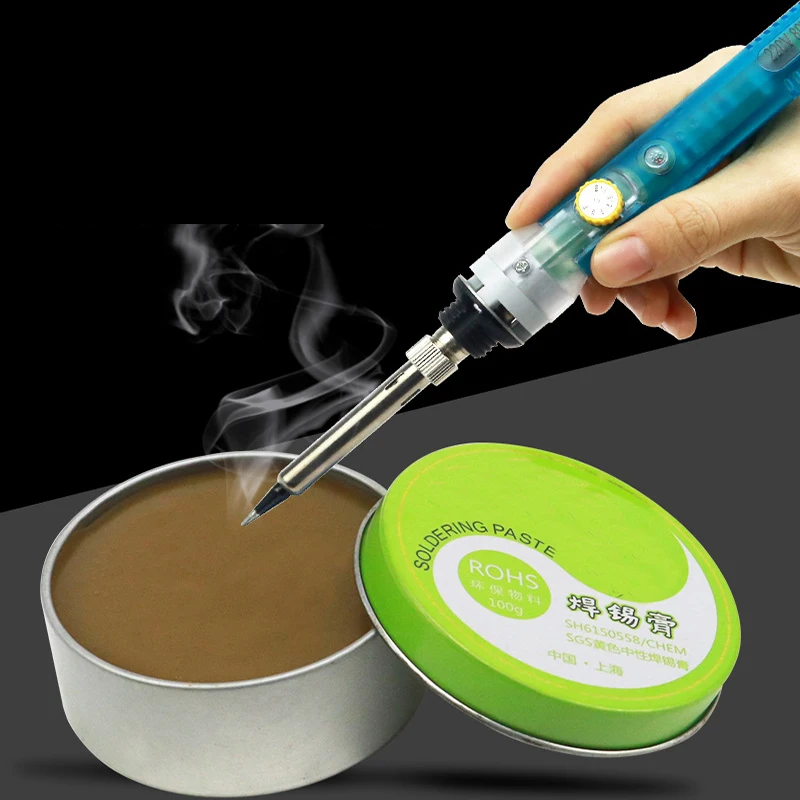 100G Environmental Friendly Solder Paste Rosin Flux Welding Oil Neutral Soldering Iron Paste Dering Repair Welding Paste