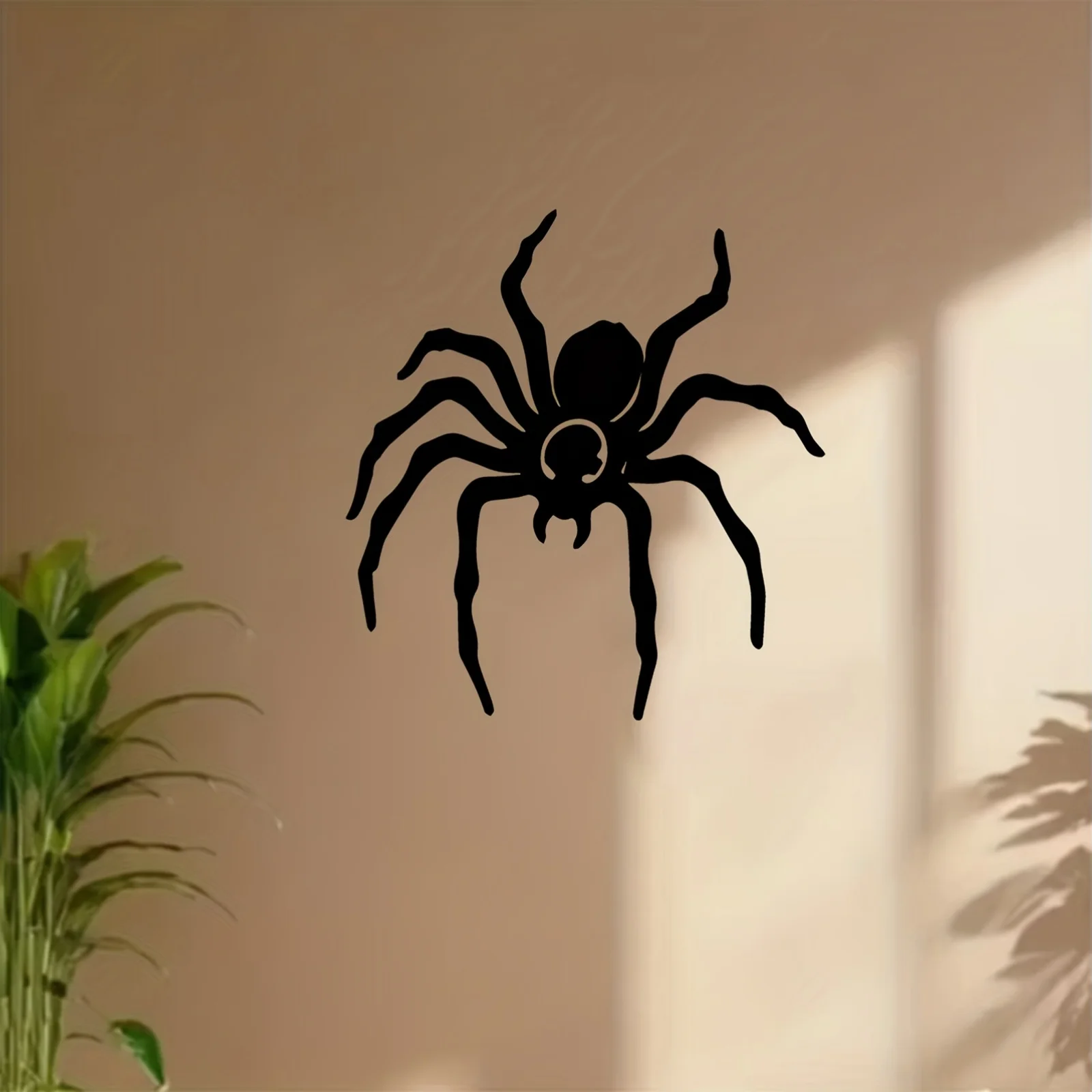 Brand Modern Spider Iron Wall Art Rustproof Weatherproof Metal Mural Indoor Outdoor Home Wall Hanging Decor - view 4