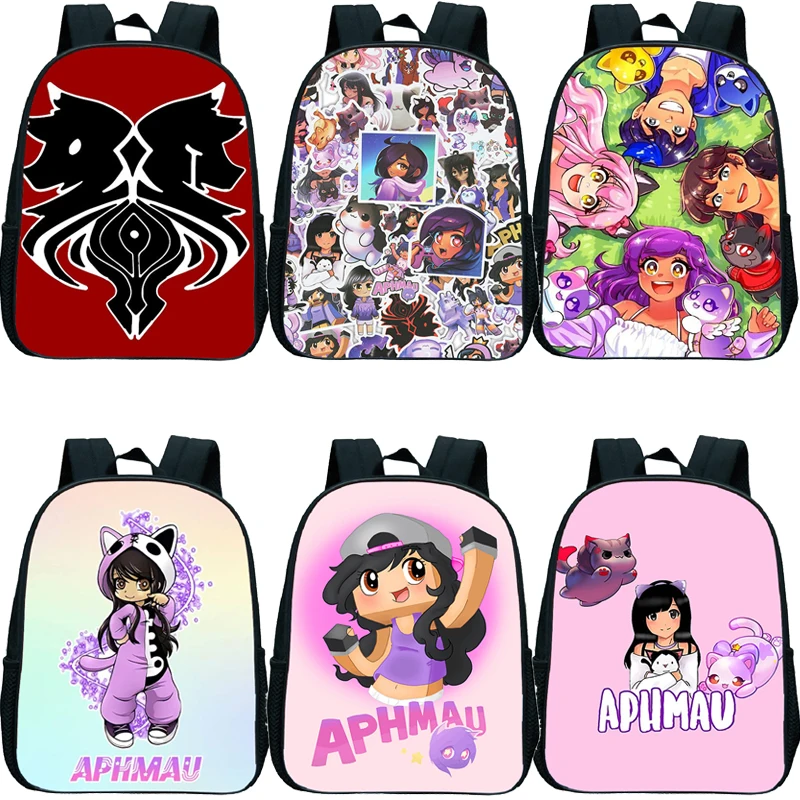 

Aphmau Game Backpacks Kindergarten Bag Children's Backpack Kids Toddler Small Knapsack Boys Girls Cartoon School Bags Mochila