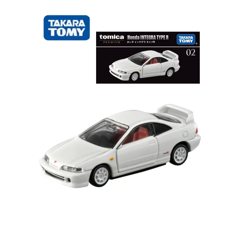 TAKARA TOMY simulation alloy car flagship version TP02 Honda INTEGRA TYPE R sports car, toy for boys, holiday gift for children