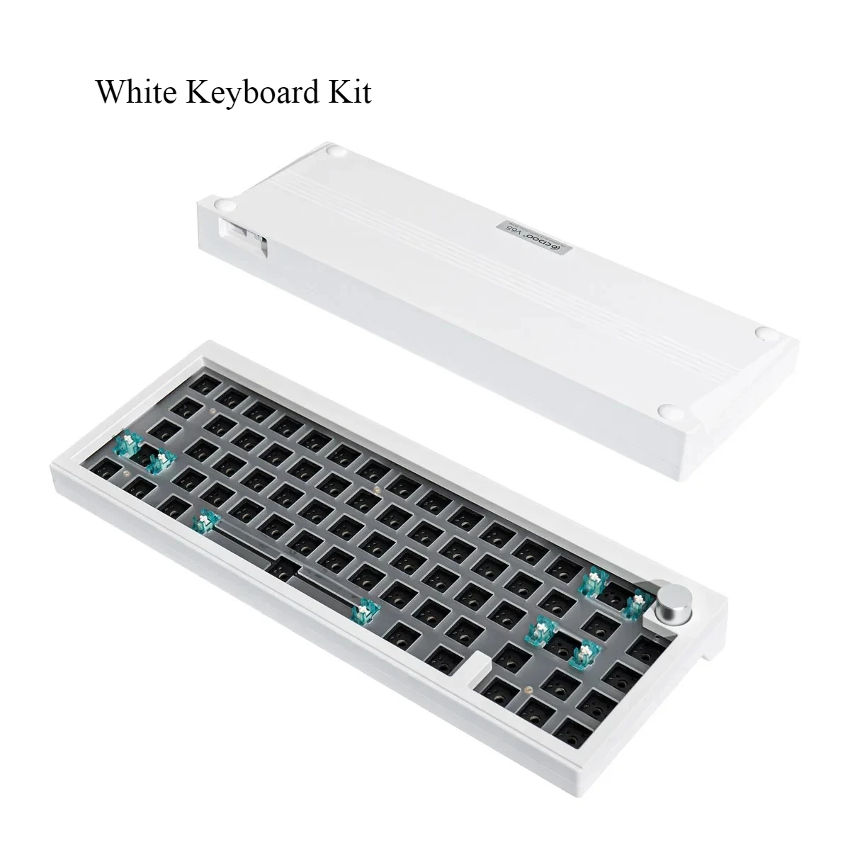 65% CNC Aluminum case Keyboard KIT V2 Bluetooth RGB Hotswap Gaming Gasket Media Knob VIA programming