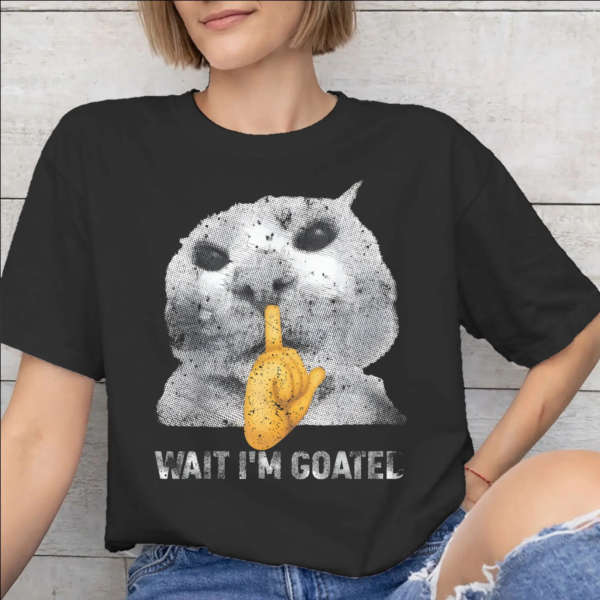 All Seasons Wait I'M Goated Funny Meme T Shirt For Unisex  100% Cotton Tee Shirt Short Sleeve Clothes
