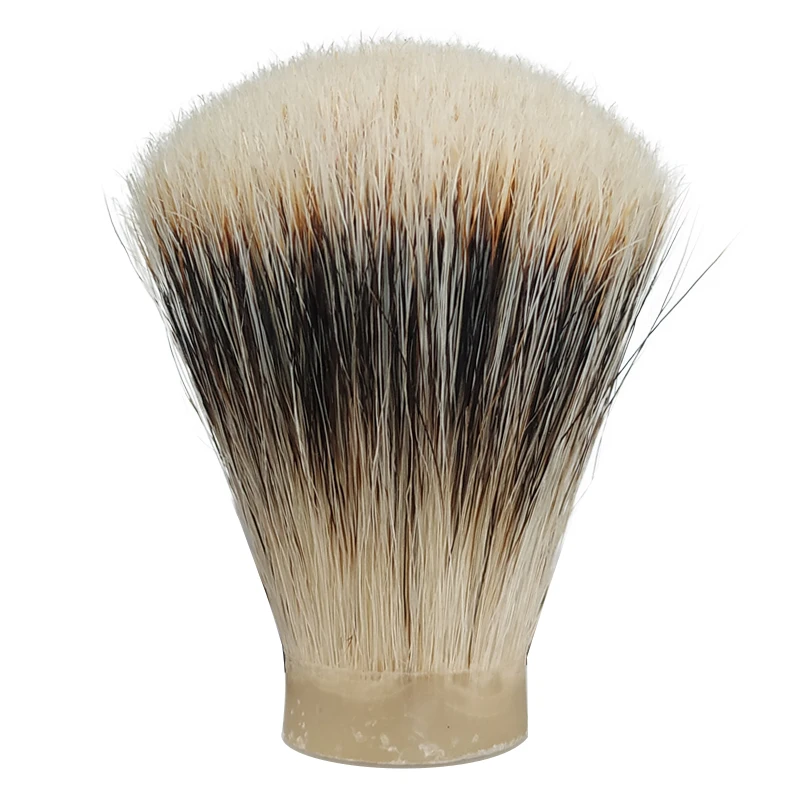 Dscosmetic fan shaving brush knot boar bristle mixed two band badger hair