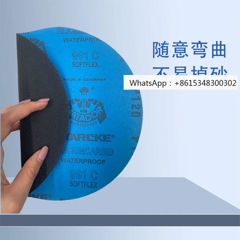 

50 листов/коробка, водная наждачная бумага P60-P7000, сетка, круглая, 9 дюймов, 228 мм, износостойкая