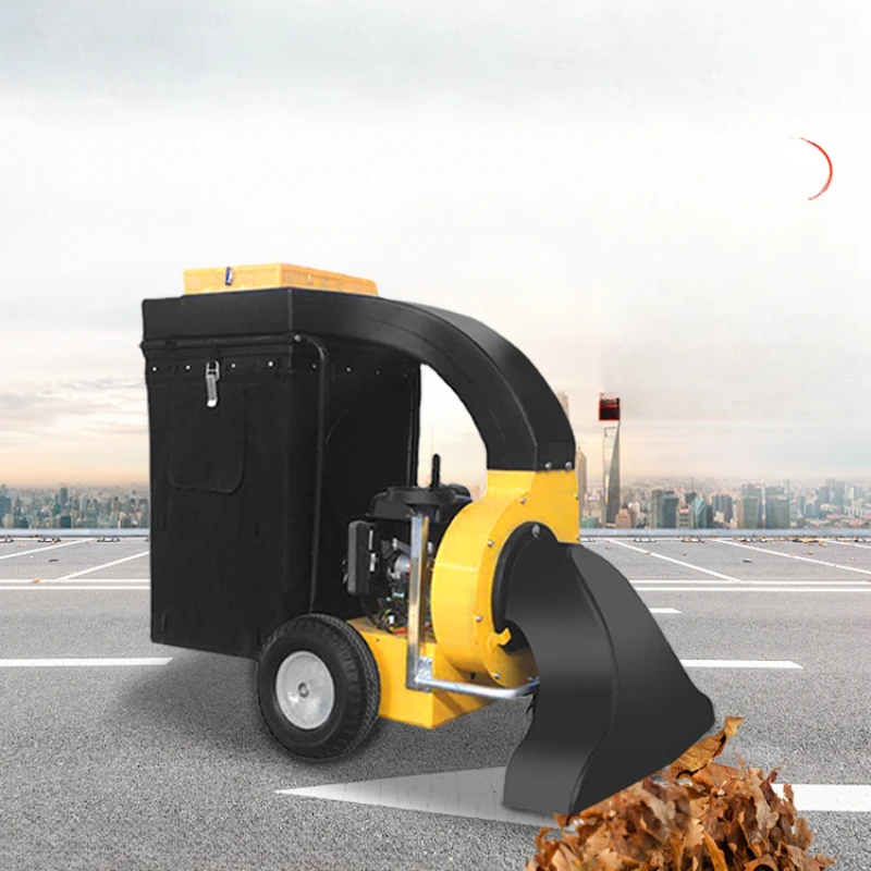 Big suction park lawn gasoline sweeper