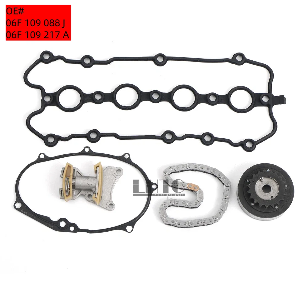 5Pcs Cam Timing Adjuster Chain Tensioner Gasket Kit For VW Passat GLI GTI 2.0T  OE# 06F 109 088 J /06F 109 217 A