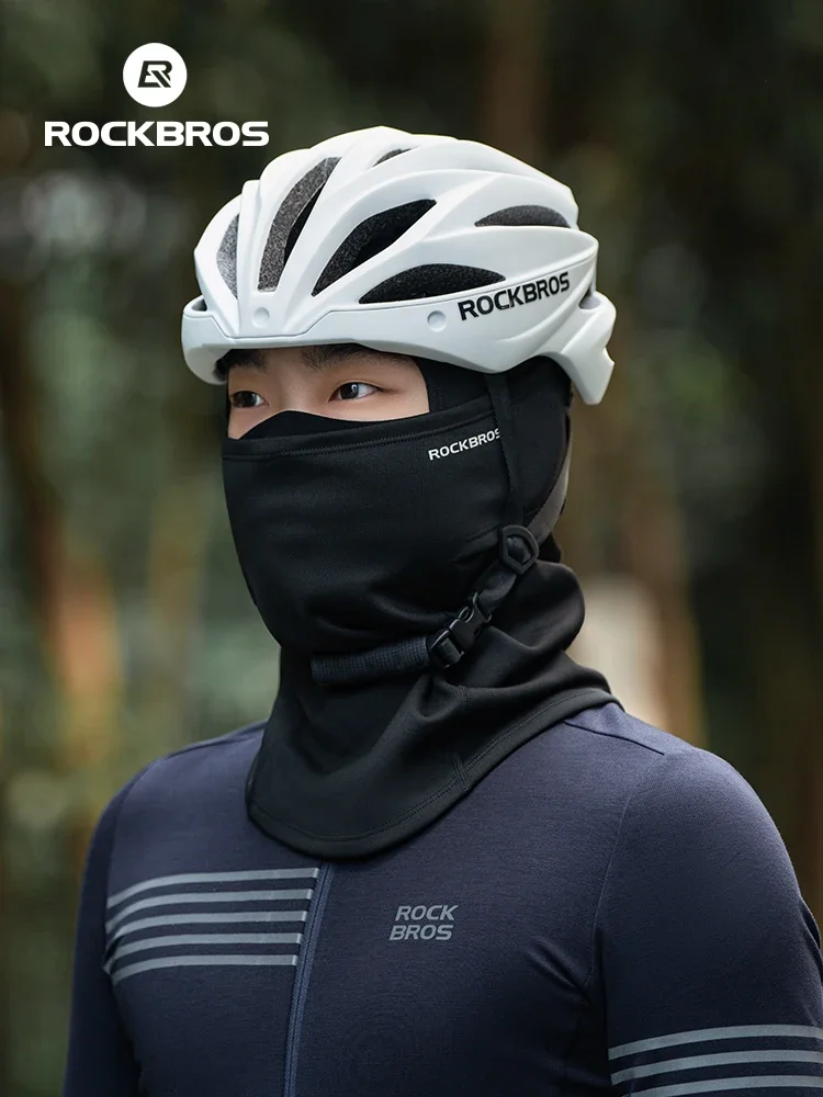 AliExpress ROCKBROS Winter Warm Bike Face Mask Windproof Fleece Soft High Elasticity Cycling Scarf Headgear Ski Fishing Neck Cover Mask